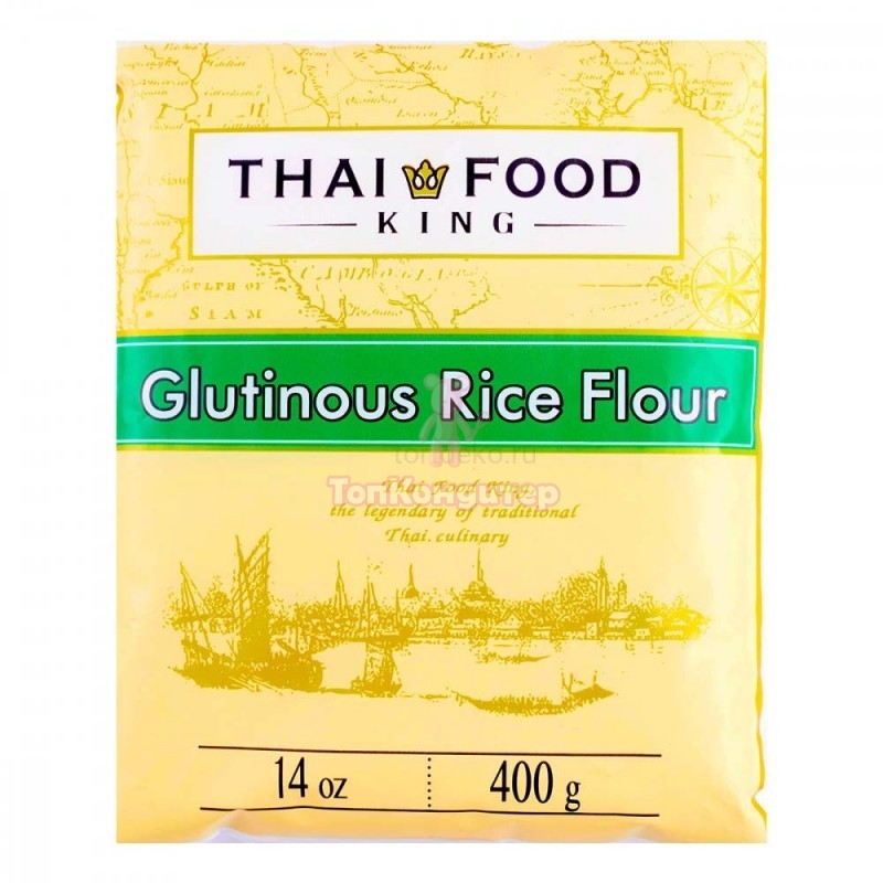 Мука рисовая клейкая THAI FOOD KING 400 гр