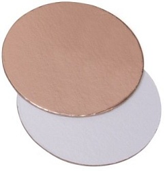 Подложка для пирожных "Золото\Белая" 8 см, 1,5 мм