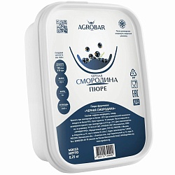 Пюре замороженное "AGROBAR" Черная смородина 250 г