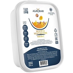 Пюре замороженное "AGROBAR" Манго-Маракуйя 250 г